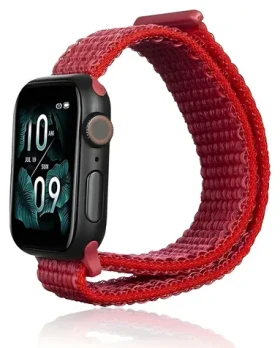 Beline Nylon Collection červená / Remienok pre Apple Watch / 42/44/45/49 mm / nylonový