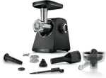 BOSCH MFWS430B strieborná, čierna / Mlynček na mäso / 1900 W / 2,5 kg/min / 2 rýchlosti (MFWS430B)