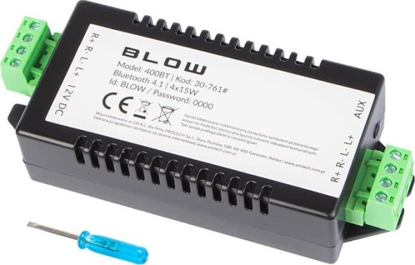 Blow 30-761# Wzmacniacz audio bluetooth 4x15w