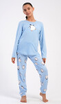 Detské pyžamo dlhé Penguin světle modrá 11 - 12