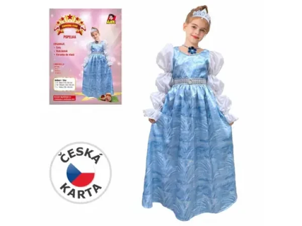 Made 25682 - Šaty na karneval - Popoluška 120-130 cm