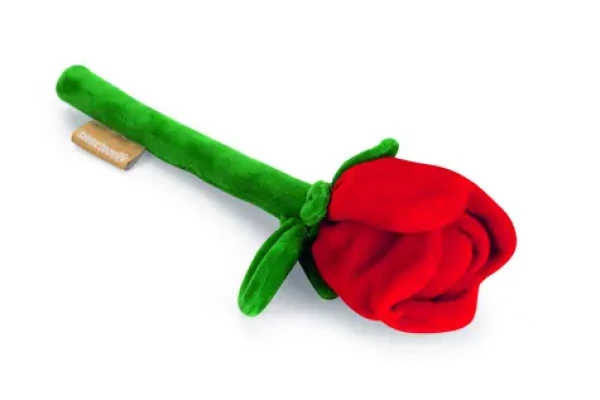 Beeztees Plyšová hračka pre psov červená ruža 30cm (KF-2500364)