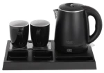 Adler AD 1387 čierna / Hotelový set s kanvicou / 1 L / 1300 W / 2 šálky (AD 1387)
