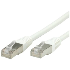 Value 21.99.1386 RJ45 sieťové káble, prepojovacie káble CAT 6 S/FTP 10.00 m biela dvojžilový tienený 1 ks; 21.99.1386