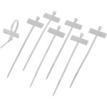 TRU COMPONENTS značenie káblov Potlačiteľná plocha: 25 x 9 mm prírodná 100 ks; 539830