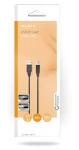 Nedis USB 2.0 kábel čierna / Kábel USB / USB-A - USB-B / 480 Mbps / 5 m (CCGB60100BK50)