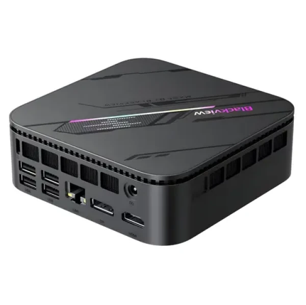 Blackview MP100 Pre sivá / Mini PC / AMD RYZEN 5 7430U / 16GB / 512GB SSD / Radeon Graphics / Wi-Fi 6 / BT 5.2 / W11 Pro (BVMP100PROR516512)
