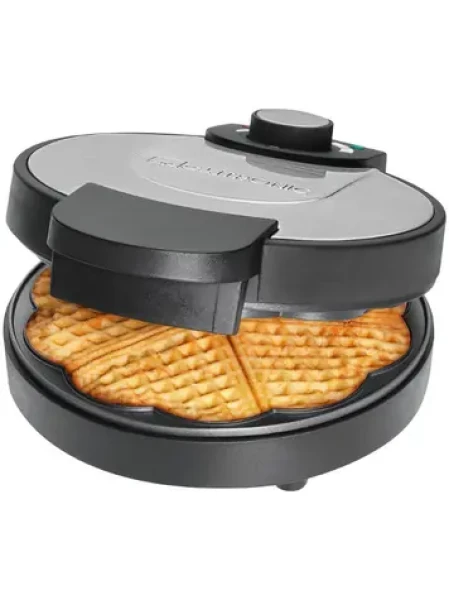 Clatronic WA 3492 / vaflovač / 1000 W / 4 vafle / tvar srdiečok / nerez / čierna (WA 3492)