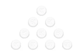 EKWB EK- Quantum Torque Plug Cover 10-Pack - White (3831109904312)