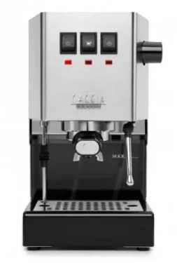 Gaggia Classic E24 strieborná / Pákový kávovar / 1200W / 2.1 l / 15 bar / napeňovacia tryska (886948111010)
