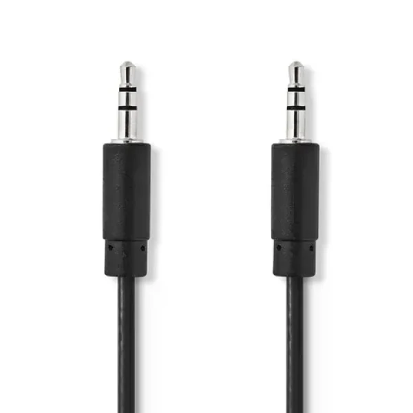 Nedis Stereo Audio kábel jack 3.5 mm (M) - jack 3.5 mm (M) 5.00 m čierna (CAGB22000BK50)