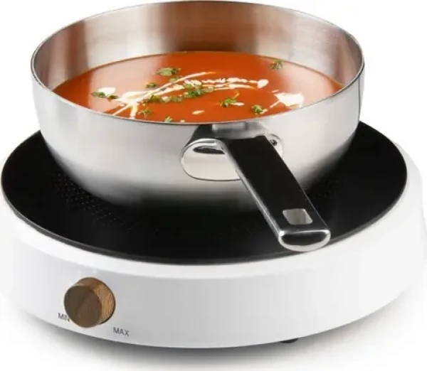 DOMO DO30112IP / Indukčný jednoplatničkový varič / okrúhla platňa / 2000W (DO30112IP)