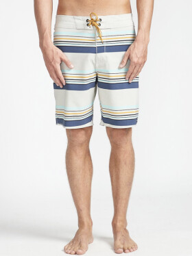 Billabong SUNDAYS STRIPE PRO STONE pánske plavecké kraťasy - 32