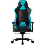 LORGAR Base 311 čierno-modrá / Herná stolička / nastaviteľná / syntetická koža / pojazdové kolieska / nosnosť 150 kg (LRG-CHR311BBL)