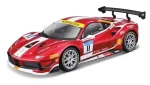 Bburago RACING MODEL Kit Ferrari 488 Challange - Formula Racing 2017 tmavo červená