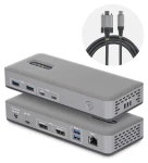 StarTech USB-C Dual DisplayPort Docking Station / Dokovacia stanica / 2x DisplayPort / PD 100W / 4X USB 3.2 / 2x USB-C (201UE-USBC-DOCK)
