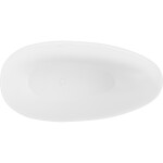 MEXEN - Milano voľne stojaca vaňa liaty mramor 150 x 82, biela mat 57301508500