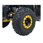 Mamido Detská benzínová štvorkolka RamiGO DISCOVERER 125CC čierno-žltá