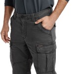 Bushman Pánské kapsáčové nohavice Olwen, tmavošedé 62