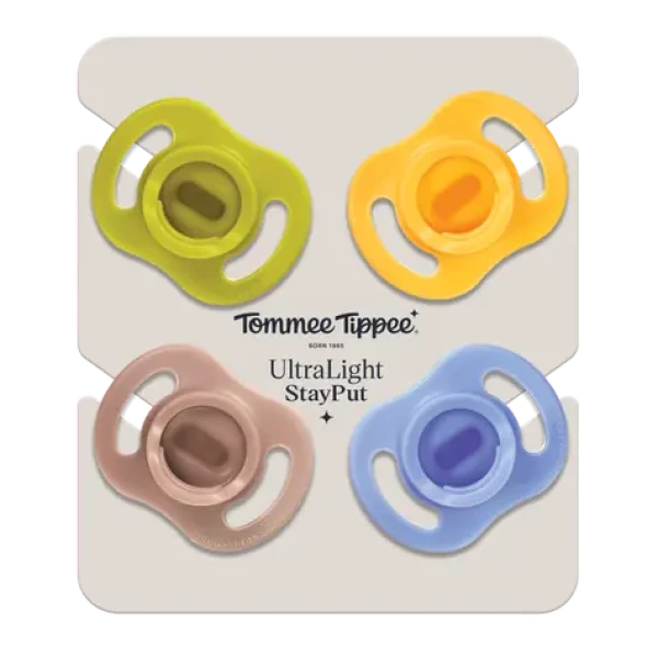 Tommee Tippee Silikónový Cumlík Ultra-light 6-18m, 4 ks, BOY (433614)