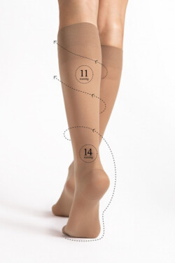 CESTOVANIE - ponožky 30 DEN černá UNI