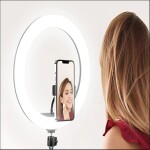 Iso Trade Statív so svetlom a držiakom telefónu 100cm