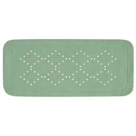 Spirella ALASKA machovo zelená / Protišmyková podložka do vane / PVC / 91 x 36 cm