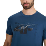 Pánske tričko 4F M2359 sea green 4FWAW25TTSHM2359 46S pánske S