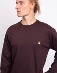 Carhartt WIP L/S Chase T-Shirt Palisander / Gold S