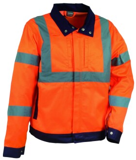 Reflexná pracovná ľahká bunda COFRA DAZZLE oranžová veľkosť 4XL (CADAZZLE_02_4XL-B)