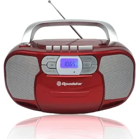 ROADSTAR RCR-4635UMPRD červená / Rádio s CD prehrávačom / FM / PLL / CD / MP3 / 3.5mm / Kazeta (7621800033178)