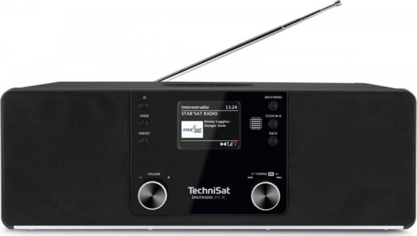 TechniSat RADIO DAB+ TECHNISAT DIGITRADIO 370 IR, Čierny