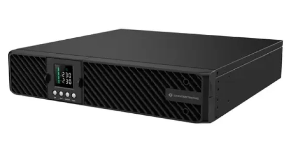 Conceptronic UPS 1000VA/1000W Rack/Tower čierna / UPS / Online (Double-Conversion) / 8x IEC C13 / LCD displej (ZEUS51E1K)