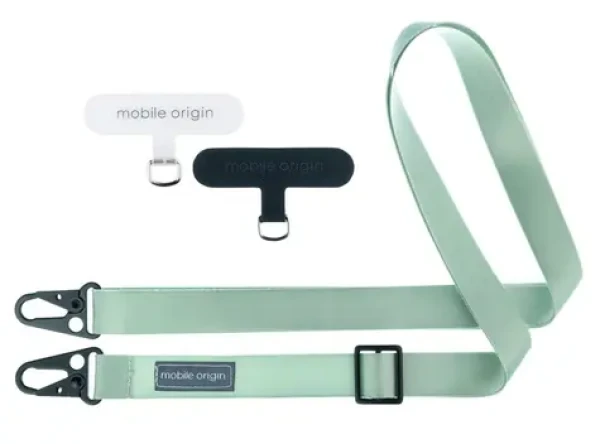 Mobile Origin Lanyard tape 25mm šnúrka olivovo zelená / 84 - 165cm (LYT-UNI-GRN)