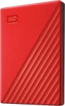 WD Išorinis kietasis diskas HDD Western Digital My Passport (2TB, USB 3.2) Raudona