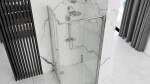 REA/S - Sprchovací kút PUNTO 80x80 So sprchovou vaničkou Savoy black KPL-K1863