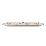 Bloomingville Servírovací tanier Yule Nature Oval 38,5 cm