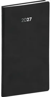 NOTIQUE Balakon 2027 čierny / Vreckový diár / 9 × 15,5 cm