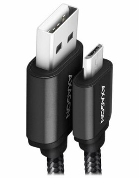 Axagon BUMM-AM10AB HQ Dátový kábel USB-A 2.0 - microUSB 1m čierna (BUMM-AM10AB)