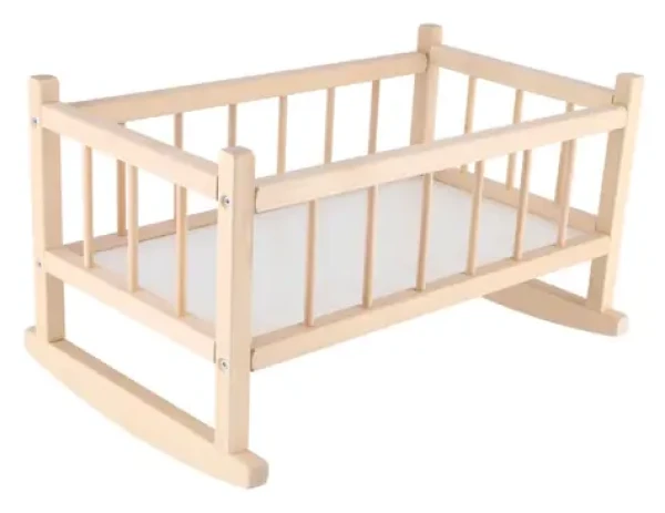 Drevená kolíska pre bábiky
