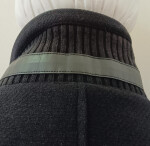 Dámsky kabát na gombíky M49032 - Riverine 40 černá