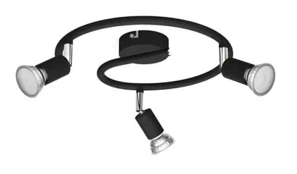 Philips Limbali čierna / Bodové svietidlo / 3x GU10 50W / bez zdroja / IP20 (SKL000407627)