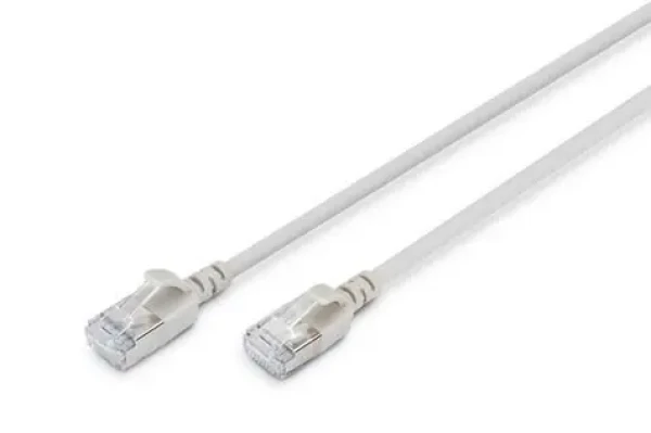Digitus CAT 6a F/FTP sivá / Patch kábel / 10 m / LSZH / AWG 32/7 (DK-1632-A-100S)