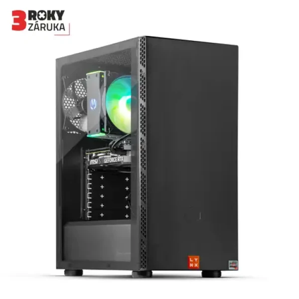 Lynx Challenger (10463114) čierna / AMD RYZEN 7 5700 3.7 GHz / 32GB / 1TB SSD / Nvidia RTX 4060 8GB / W11H (10463114)