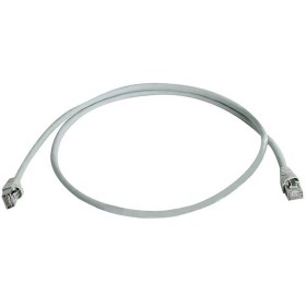 Telegärtner 100008175 RJ45 sieťové káble, prepojovacie káble CAT 5e S/FTP 0.50 m sivá samozhášavý, s ochranou 0.5 m; 100008175