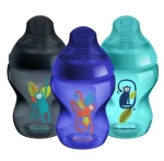 Tommee Tippee Dojčenská fľaša C2N Jungle Blue 260ml 3ks / od 0 mesiacov (422731TT)