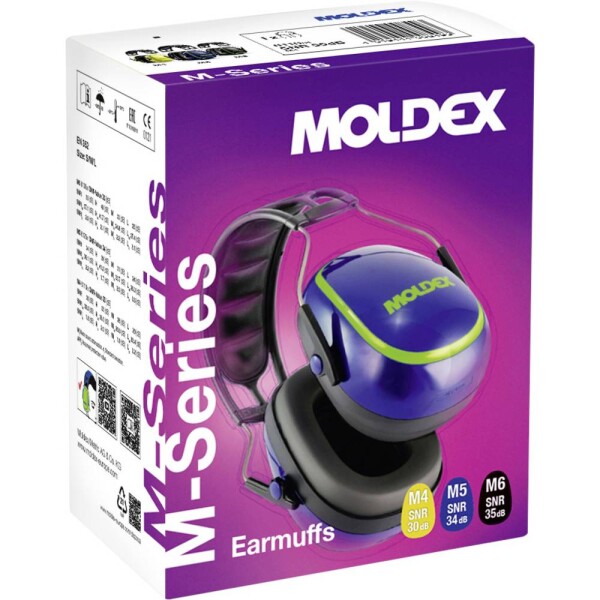 Moldex M4 611001 Mušľový chránič sluchu, 30 dB, 1 ks; 611001