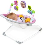 BRIGHT STARTS Lehátko vibrujúce Pink Paradise™ 0m+ do 9 kg
