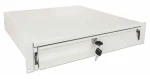 Intellinet Zásuvka do 19" racku sivá / Rack zásuvka / 2U / hĺbka 483 mm / uzamykateľná / nosnosť 35 kg (715843)
