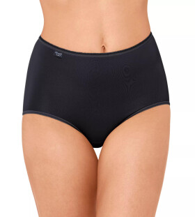 SLOGGI 24/7 MICROFIBRE - Maxi nohavičky (3 ks) - vysoký pás a hladký lesk Sloggi BLACK 48
